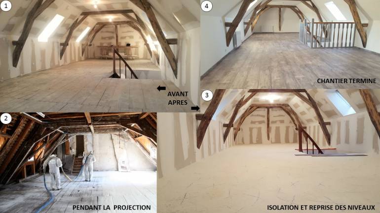 Rénovation / ancien : avantages des mousses ICYNENE pour l'isolation